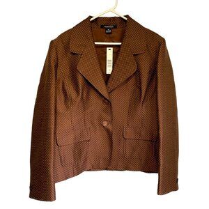 Ellen Tracy Career Blazer Dress Jacket Womens Plus Size 18